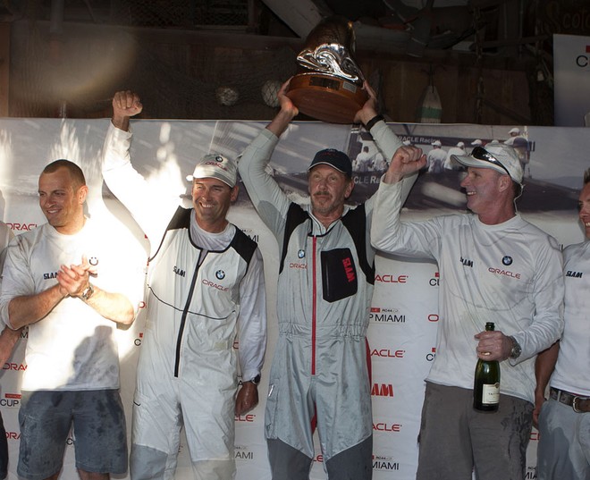  Larry Ellison’s Team BMW ORACLE Racing have won the RC 44 Championship Tour 2010  © Nico Martinez / RC 44 Class Association http://www.rc44.com